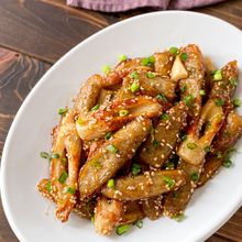 【ちくわとごぼうの甘辛いため】ボウル一つで簡単に♪