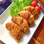 玉ねぎの豚バラ巻き【大葉入り　焼き肉のタレで簡単♫】