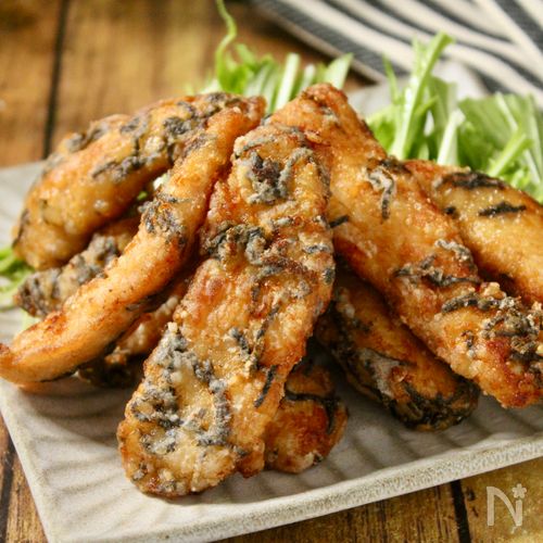 巻かずに簡単!海苔スティックチキン