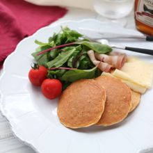 オートミールで作る☆メープルパンケーキ