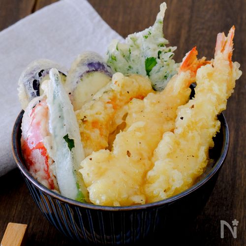 にんにくが食欲そそる【白だしの天丼たれ】