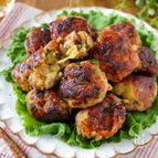 カレー風味♪とろ～りチーズ豚こま団子