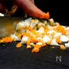 万能タルタルレシピ【クリームチーズの味噌タルタル】の工程1