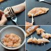 【3種のささみ串焼き】旨すぎ注意のTHE・居酒屋メシ♪の工程1
