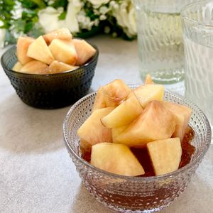 のりのり🐾🎀🤍の作ってみた!投稿(材料3つ 桃の紅茶ゼリー)