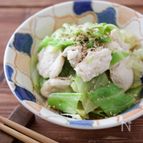 レンジで簡単♪ささみとキャベツの胡麻和え