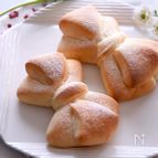 HBで作る　練乳＊リボンパン＊ふわふわ柔らかでほんのり甘い〜