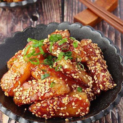 長芋のスティックごま照り炒め