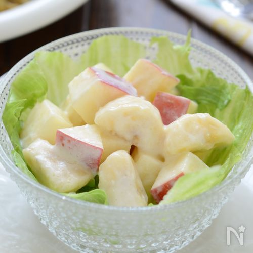 カレーに【フルーツヨーグルトサラダ】さっぱり&まろやか!