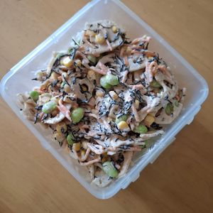 728185の作ってみた!投稿(れんこんとひじきのデリ風♡和サラダ【#作り置き#お弁当】)