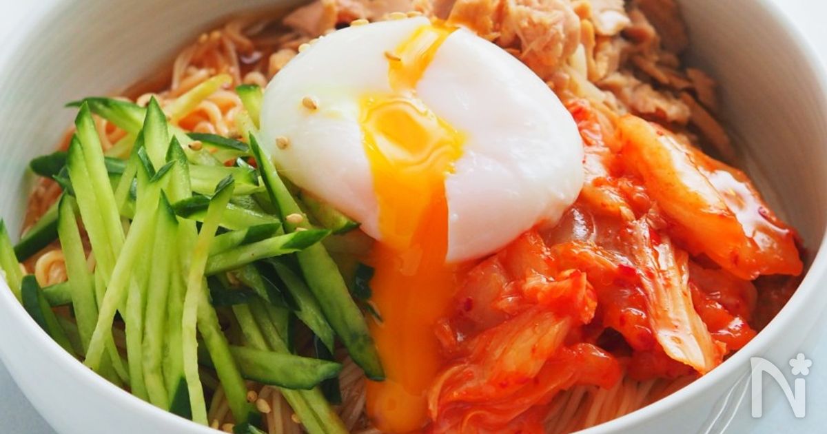 簡単すぎおいしすぎ♡『スタミナビビンそうめん』