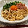 楽ラク手抜キッチン🐶🐾の作ってみた!投稿(時短でこのうまさ【明太子うどん】明太マヨの魅力を再確認)