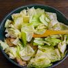 鶏肉ときゃべつのダブルソース照り炒めの工程3