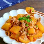定番甘辛 豚バラ大根・玉ねぎが決め手