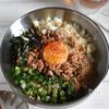 魚粉の代わりにだしパック♡【台湾まぜそば風ご飯】の工程4