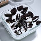 混ぜるだけ！超簡単オレオチーズケーキ