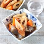 こんにゃくとちくわとにんじんの炒め煮☆家族が大好きな副菜