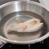 『茹で鶏と小松菜とわかめのねぎだれ和え』ヘルシー♪やみつき☆の工程1