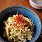 鶏むね肉としめじの中華サラダ