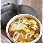 デリカタスキャリーランチボウルdeヒレカツの卵とじ丼