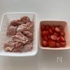 ミニトマトと鶏肉の南蛮風の工程1