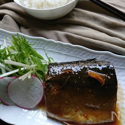 〜フライパンで簡単さばの煮付け〜糀甘酒でしっとり(作りおき)