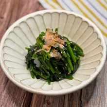 ほうれん草の昆布茶おひたし