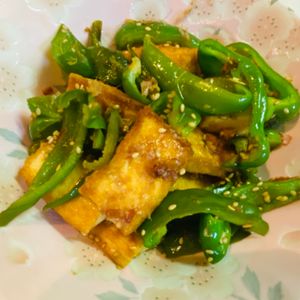いちごの作ってみた!投稿(【厚揚げとピーマンのおかか炒め】パパッと作れる常備菜)