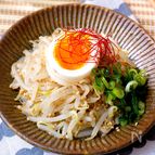 １食30円⁉余った〇〇で！『とんこつ風もやし』半熟卵付き♡