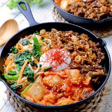 簡単【焼肉ビビンバ】手間抜きでおいしい♡