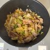 【豆乳胡麻みそ担々うどん】白菜たっぷり！の工程2