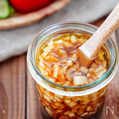 野菜がもっと食べたくなる♪【自家製新玉ねぎドレッシング】