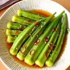 レンジで5分！【やみつきおくら漬け】調味料2つで簡単♩