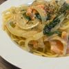 mocoの作ってみた!投稿(パパッと絶品♩【鮭とほうれん草のクリームパスタ】)