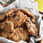 【米粉とオートミールのチョコチップクッキー】サクサク美味しい