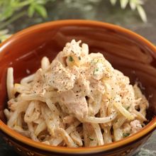 レンジで簡単!もやしツナサラダ