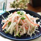 時短おかず♪大根とカニカマの甘酢和え