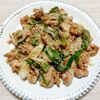 よっこの作ってみた!投稿(簡単!豚肉とねぎのうまだれ炒め)