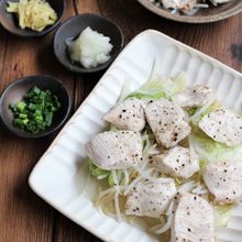 鶏むね肉とたっぷり野菜の重ね蒸し