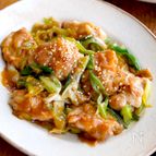 【鶏肉ねぎ味噌照り焼き】パパッと10分！ご飯が進む簡単おかず