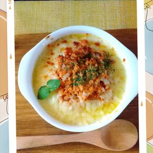 チョロリスの作ってみた!投稿(【ミラノ風ドリア】レンジ&トースターでお手軽！なのに本格的！)