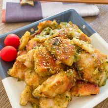 鶏と蓮根のマヨポン青海苔炒め★【ボリューム◎節約◎】
