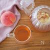 やさしい甘さでご自愛。ももの皮の紅茶の工程3