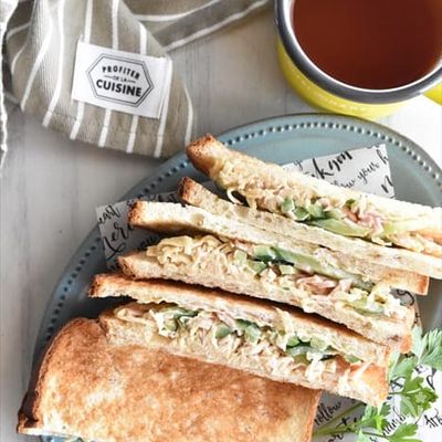 やみつき食感!切り干し大根のポリポリ♡サンドイッチ