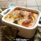 とぅる～んとヘチマのさば缶グラタン