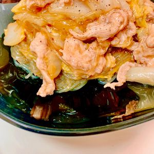 りんの作ってみた!投稿(重ねて放置♪包丁不要『豚バラ白菜とはるさめの上海風とろみ煮』)