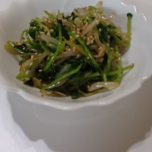 1バーバミーの作ってみた!投稿(さっぱり爽やか♡【もやしと豆苗の青じそナムル】)
