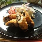 【海苔の佃煮を活用】ささみの海苔しそ巻き揚げ