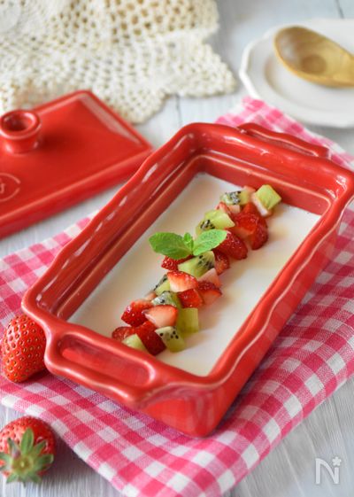 子どもに人気 パンナコッタのフルーツ添え By 楠みどり レシピサイト Nadia ナディア プロの料理家のおいしいレシピ