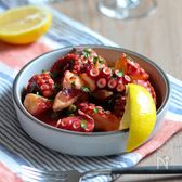 工程一つ【たこのスペイン風マリネ】お酒のお供に